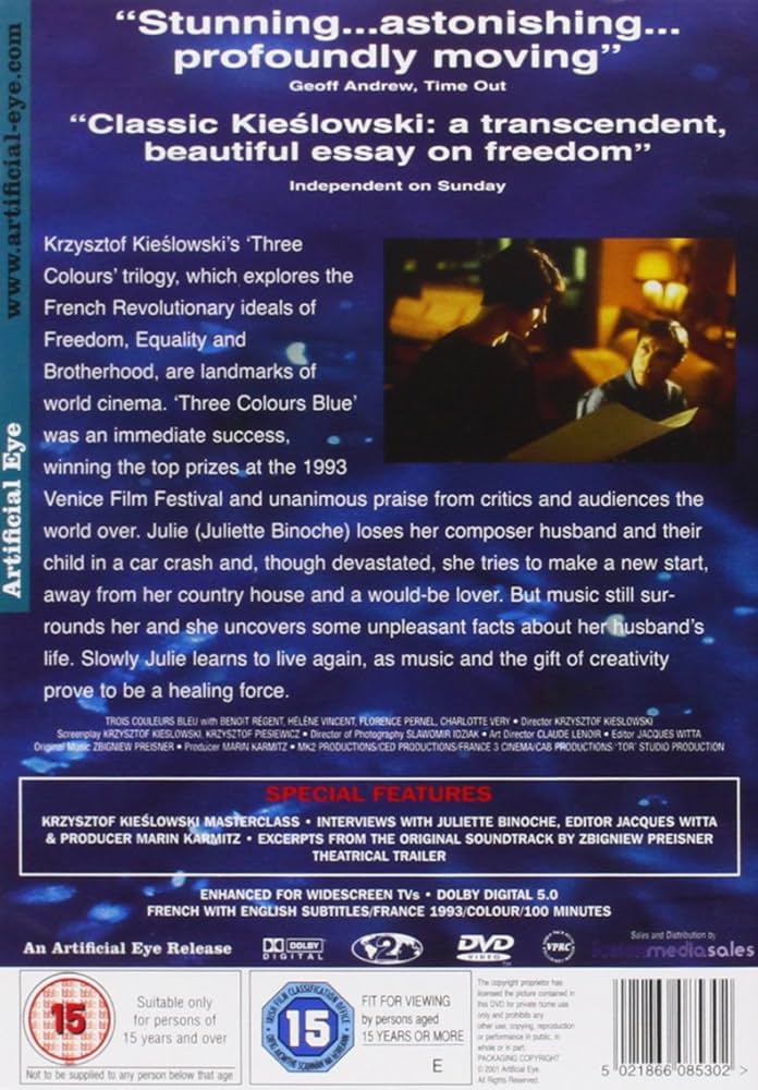 Amazon.co.jp: Three Colors: Blue [DVD] : DVD